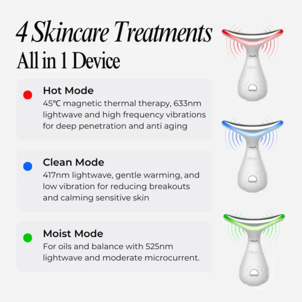 color light neck beauty instrument neck massage beauty instrument